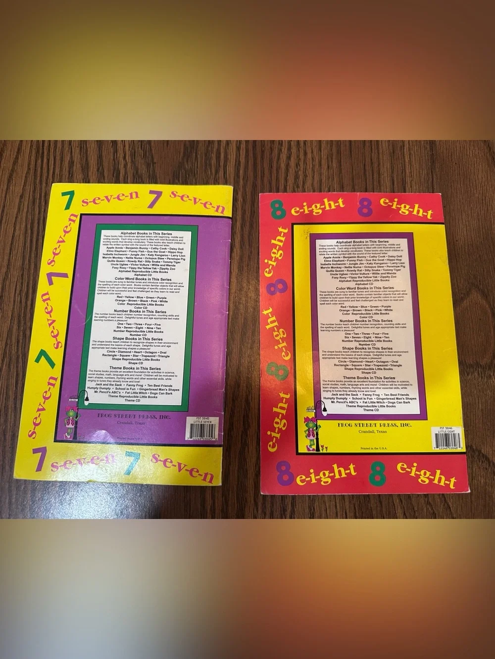 Vintage Frog Street Press Sing and Read Little Number books